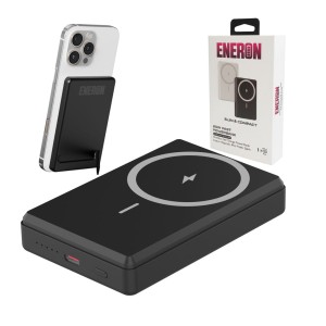 Powerbank 20W 5000mAh wireless/magnet czarny