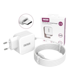 Eneron 67W WALL GaN CHARGER - white